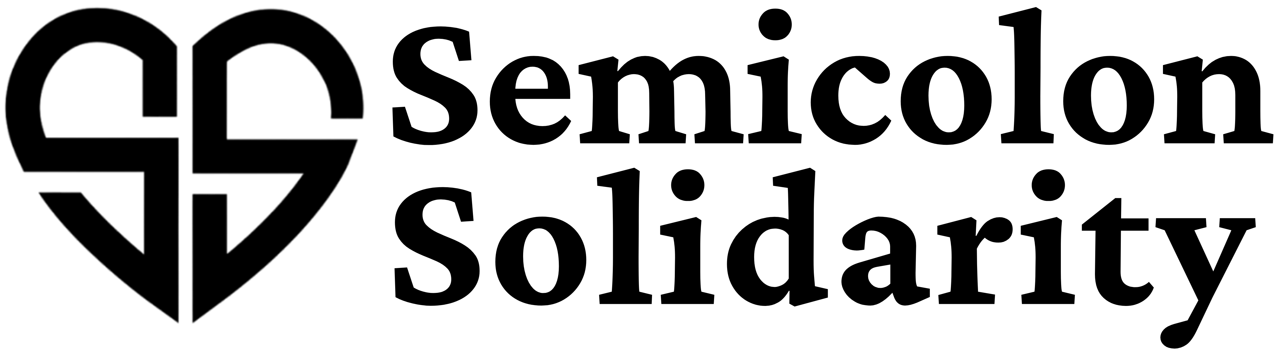 Semicolon Solidarity logo
